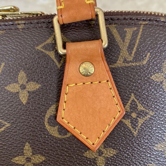 Authentic Louis Vuitton Alma Monogram Satchel Handbag - FL1001 - Picture 8 of 16